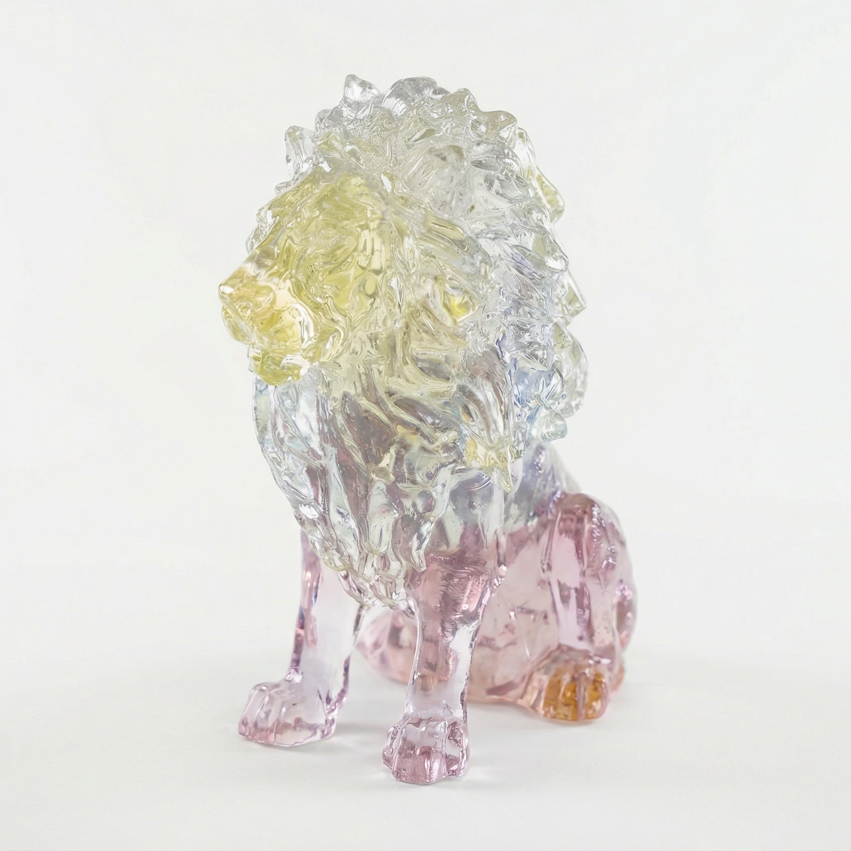 The Regal Lion Sculptural Resin Art Figurine