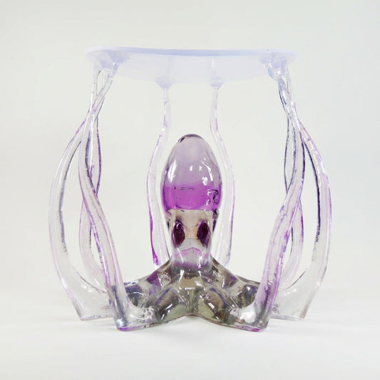 The Azure Abyss Octopus Hand-Cast Resin Sculptural Coffee Table