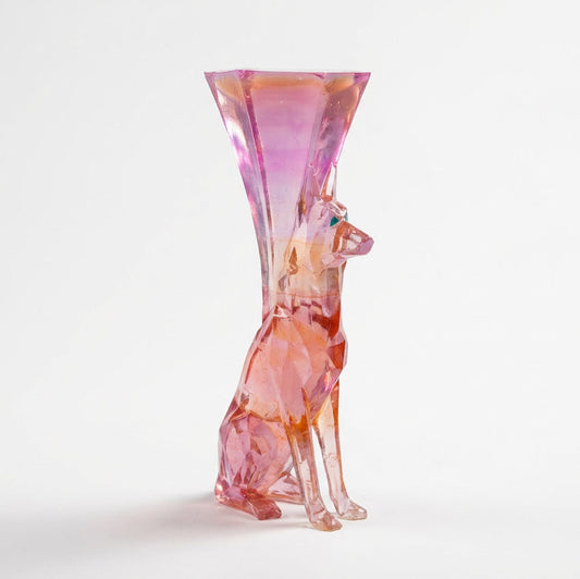 The Loyal Sentinel Hand-Cast Resin Sculptural Side Table