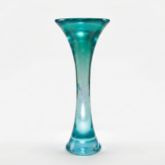 The Azure Monolith Dual-Purpose Sculptural Stand & Side Table